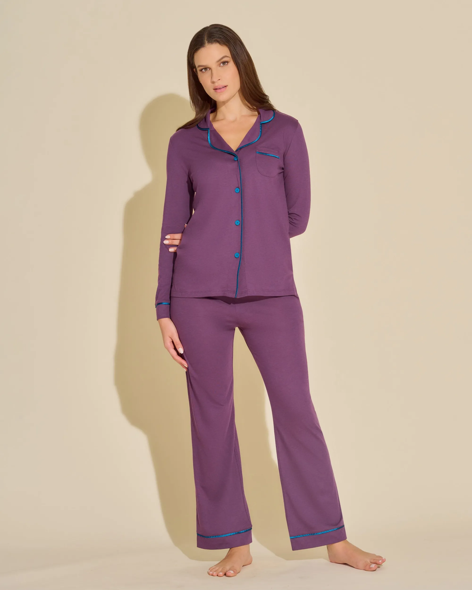 Cosabella Bella Long Sleeve Top & Pant Pajama Set