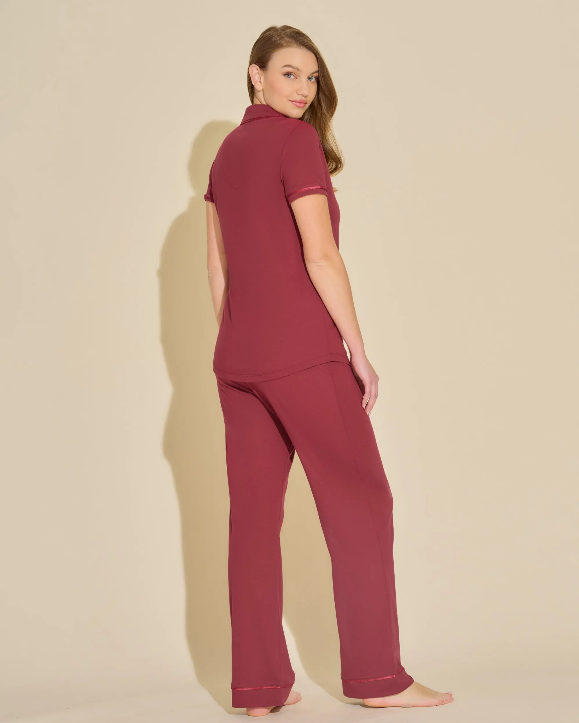 Cosabella Bella Short Sleeve Top & Pant Pajama Set