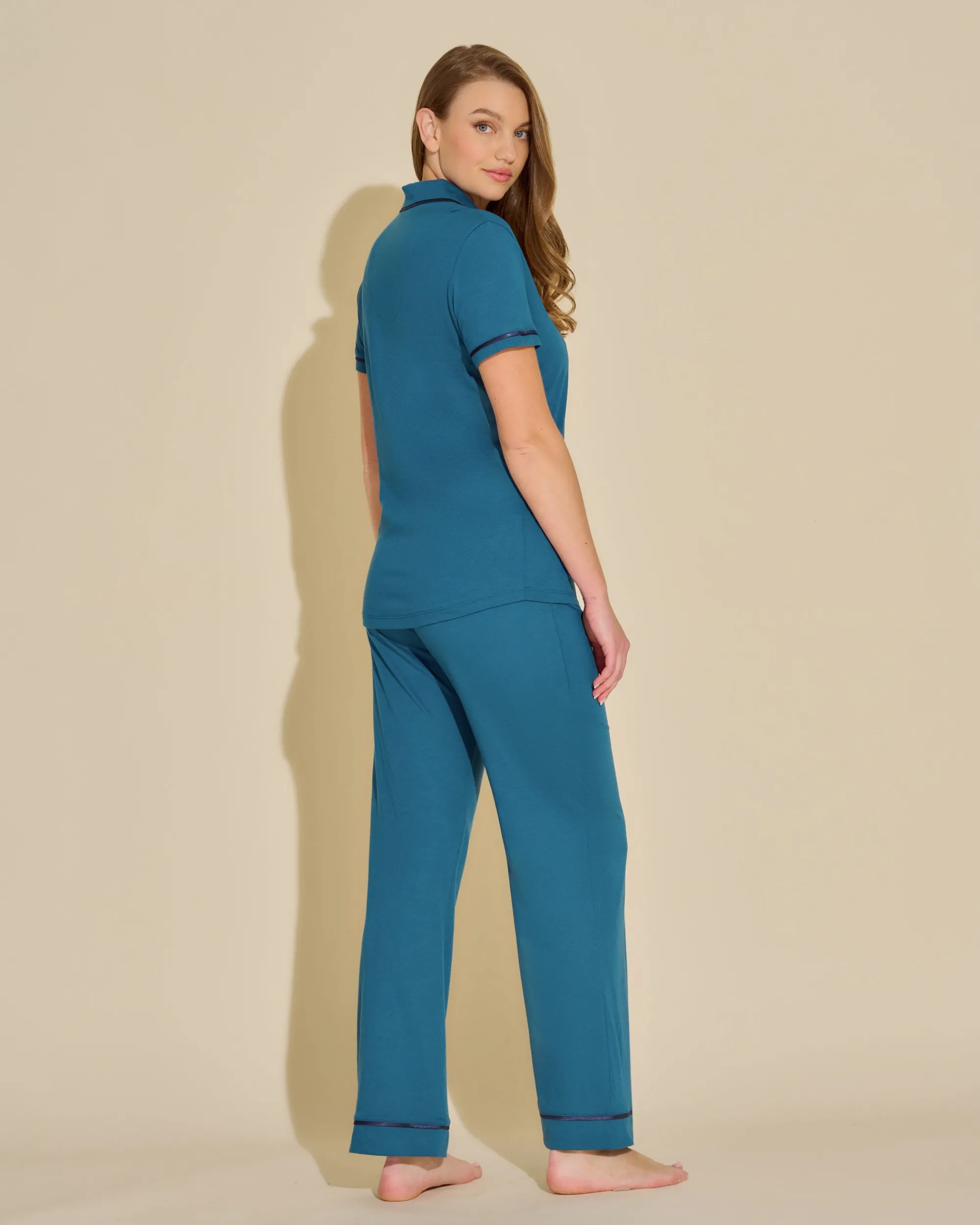 Cosabella Bella Short Sleeve Top & Pant Pajama Set