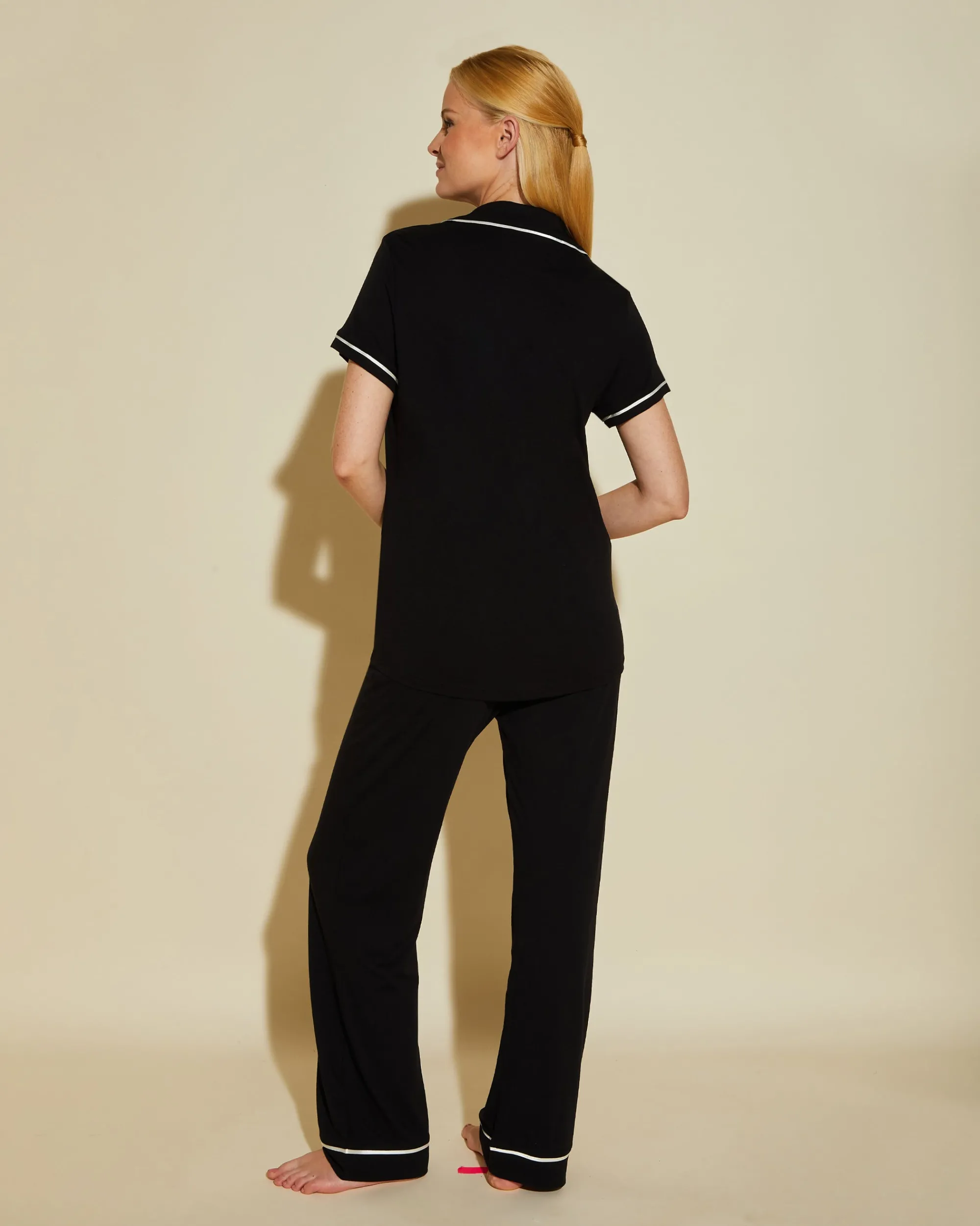 Cosabella Bella Short Sleeve Top & Pant Pajama Set