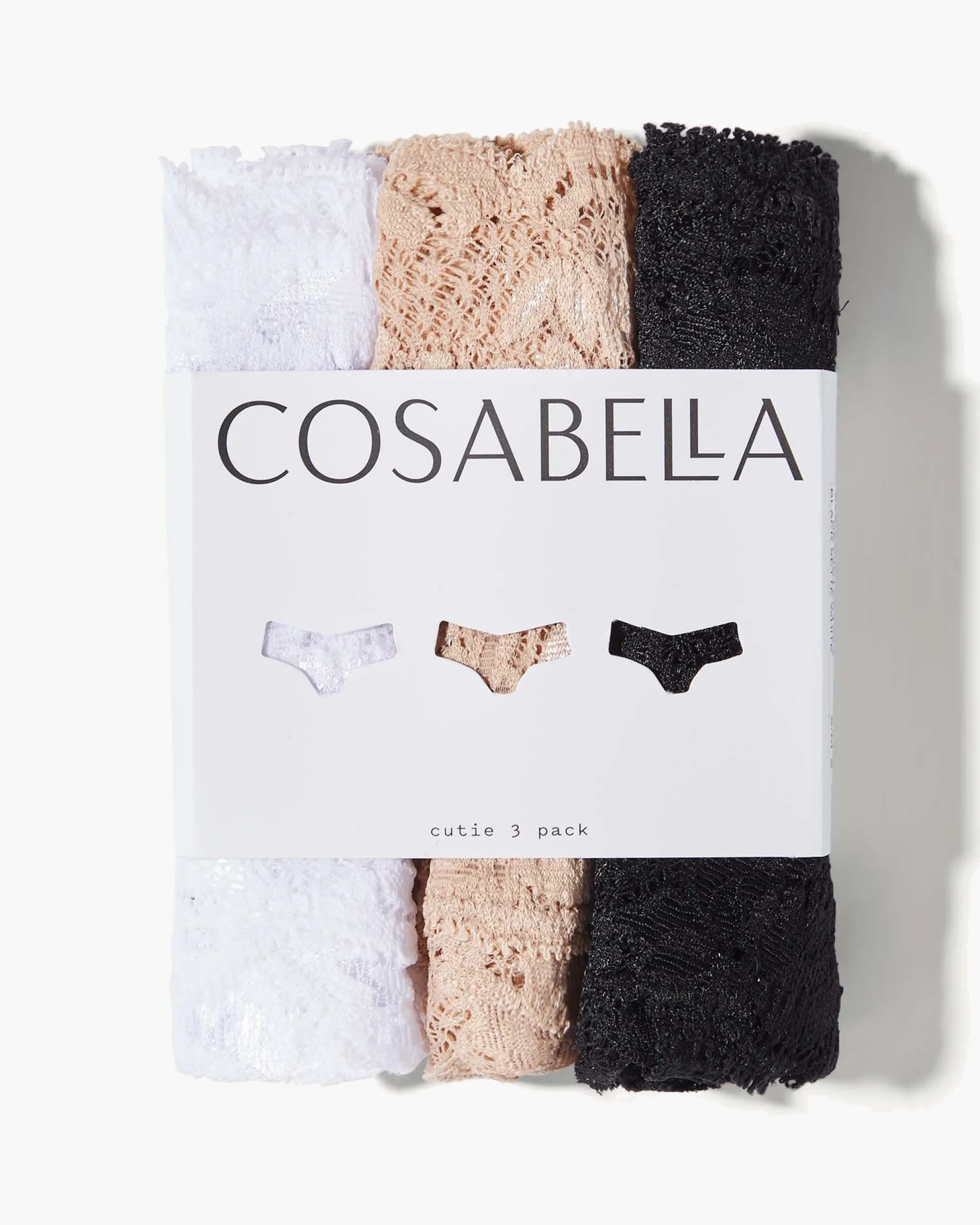 Cosabella Never Say Never Comfie Thong 3 Pack