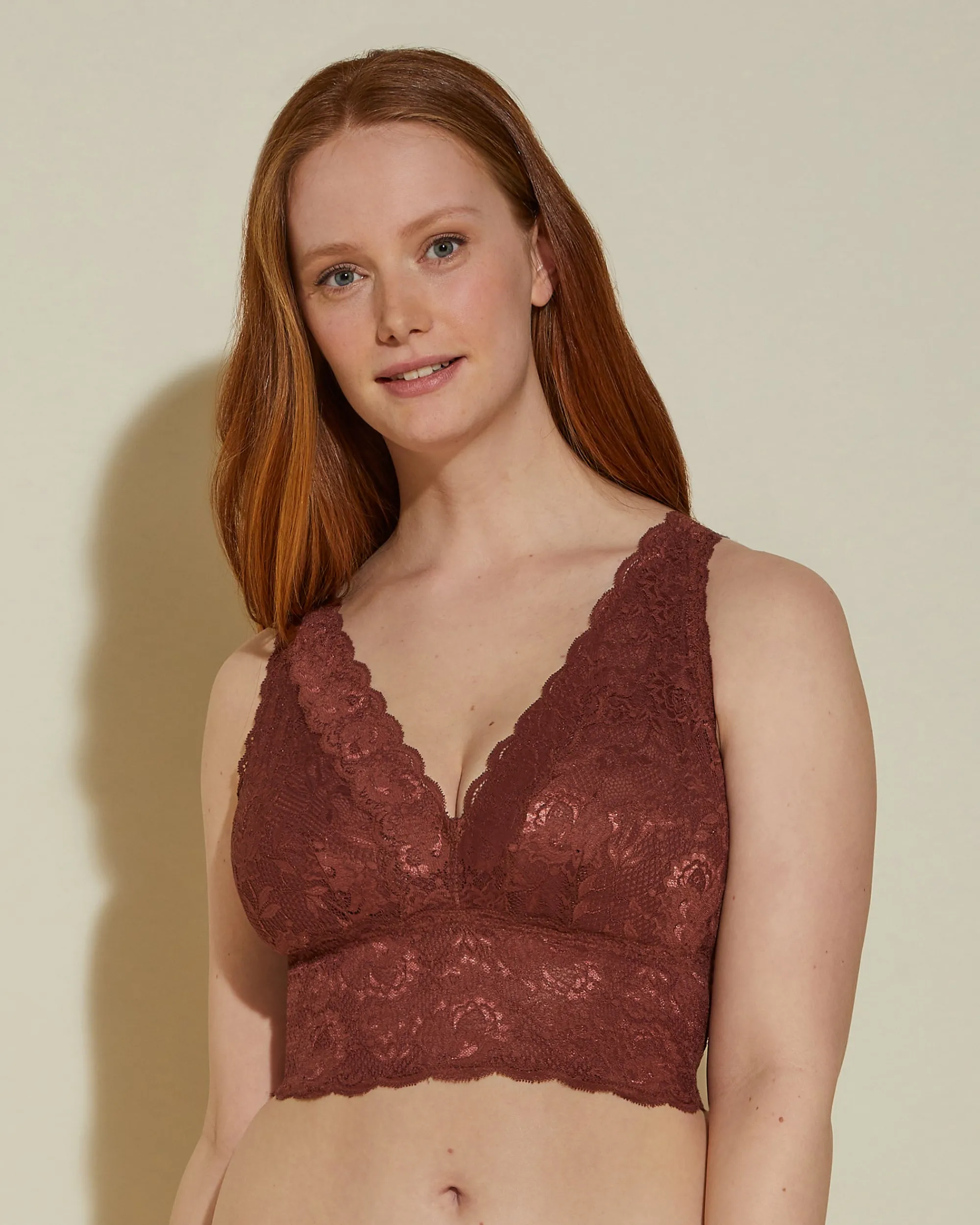 Cosabella Never Say Never Curvy Plungie Longline Bralette