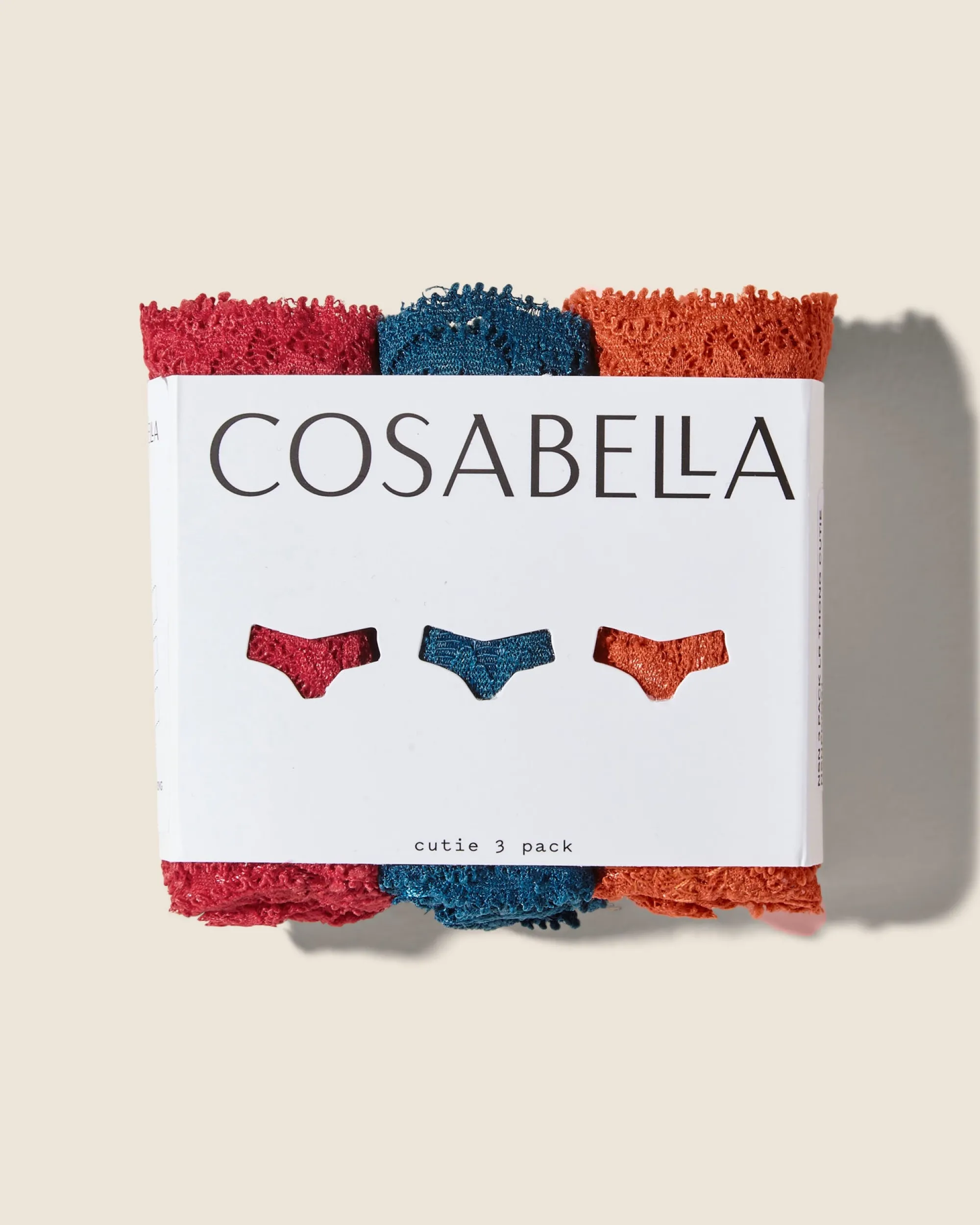 Cosabella Never Say Never Cutie Lr Thong 3 Pack