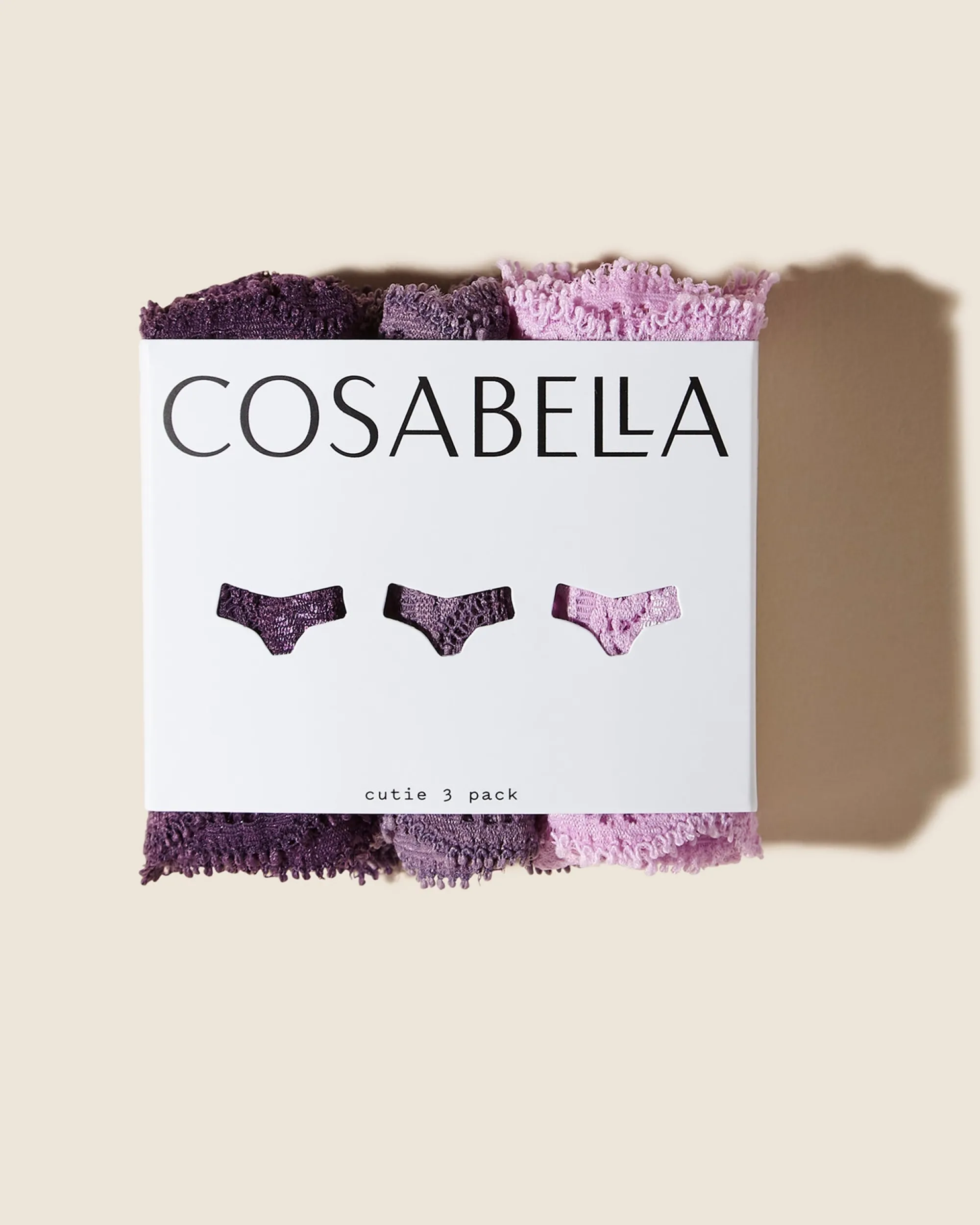 Cosabella Never Say Never Cutie Lr Thong 3 Pack