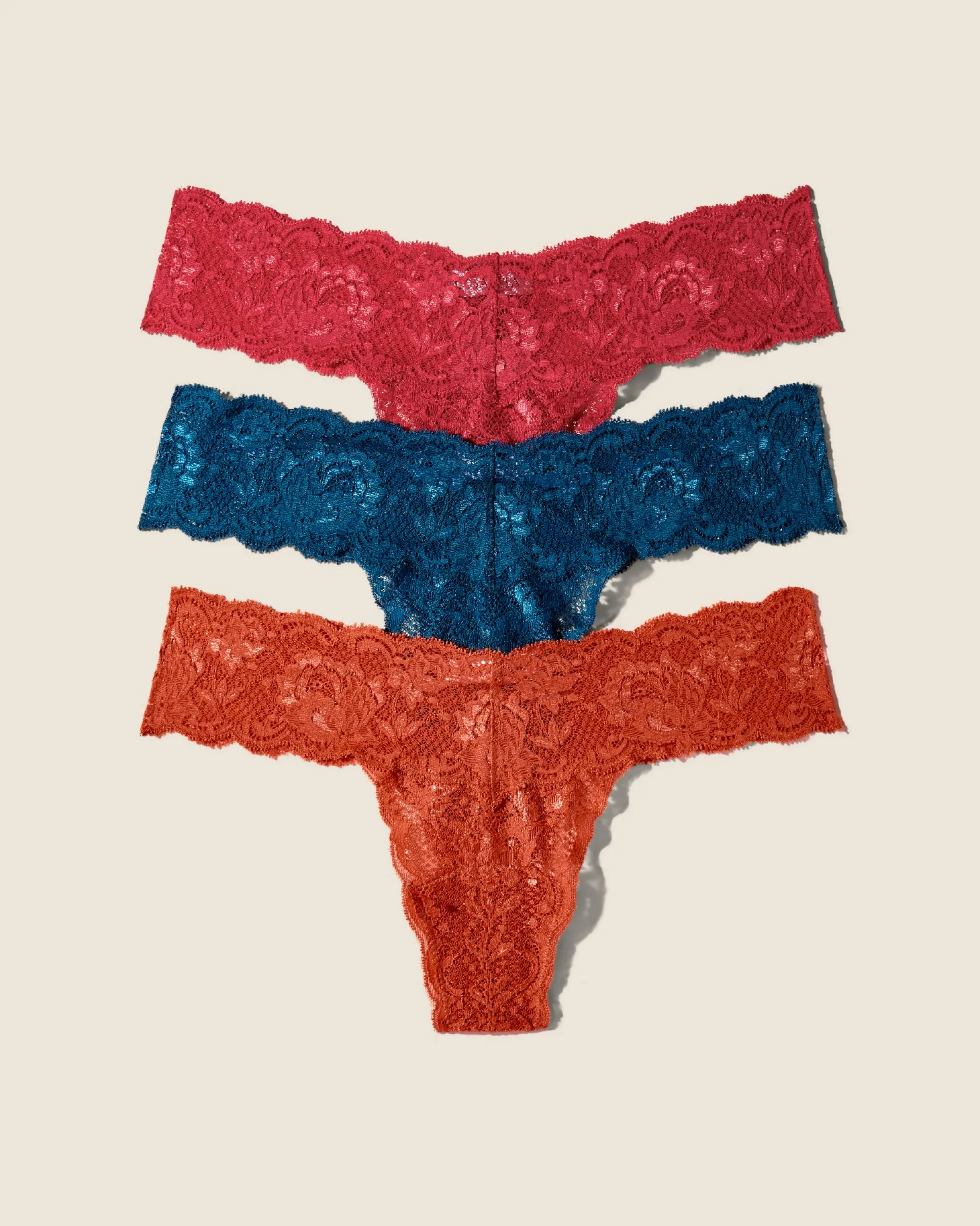 Cosabella Never Say Never Cutie Lr Thong 3 Pack