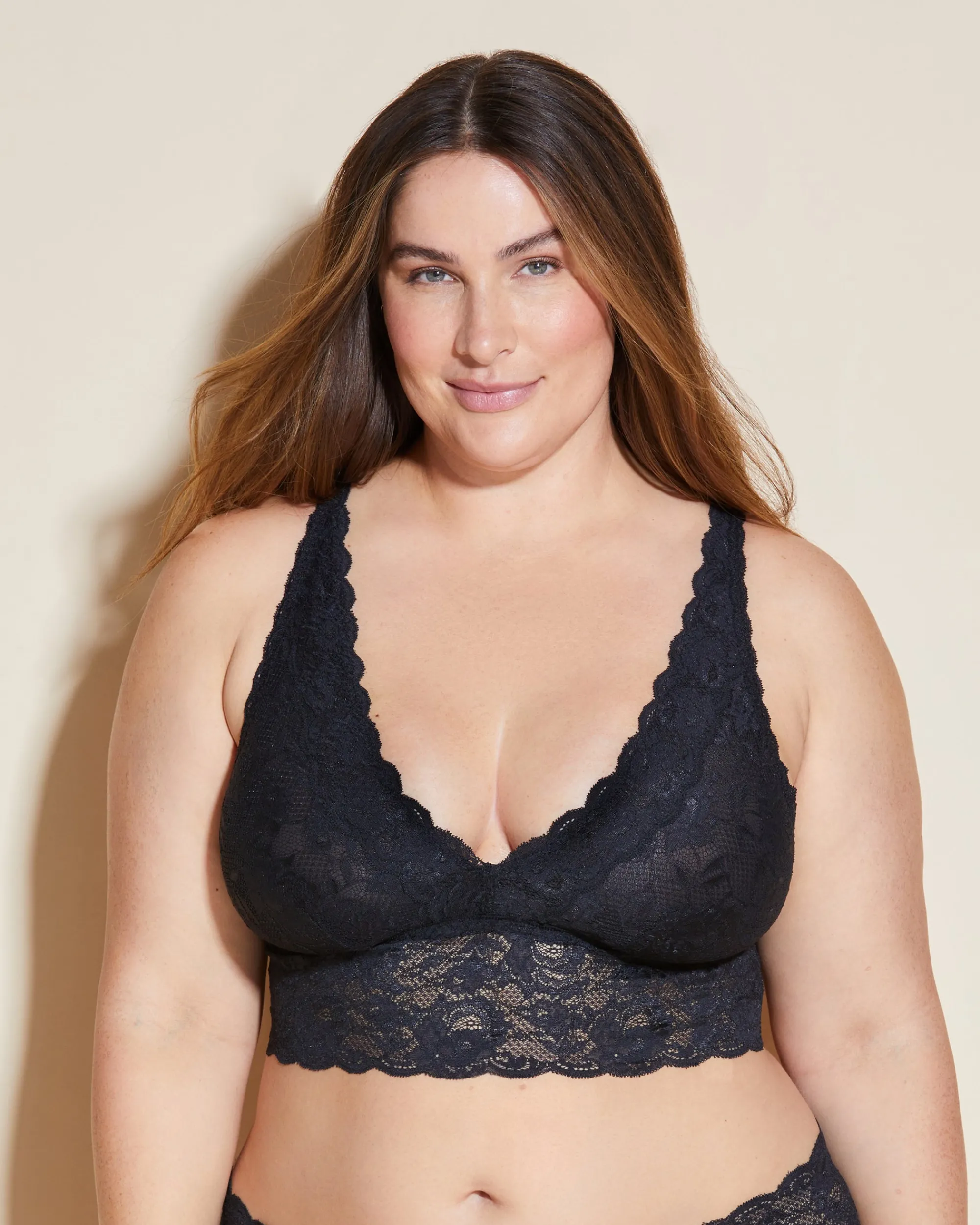 Cosabella Never Say Never Extended Plungie Longline Bralette