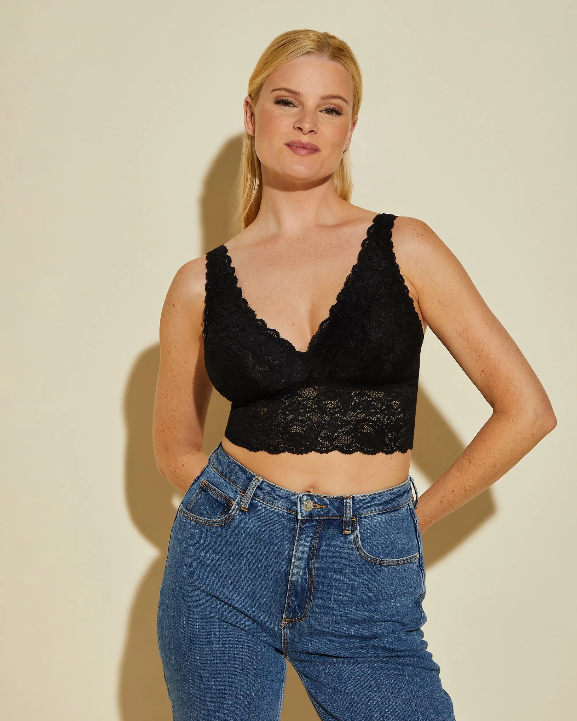 Cosabella Never Say Never Plungie Longline Bralette