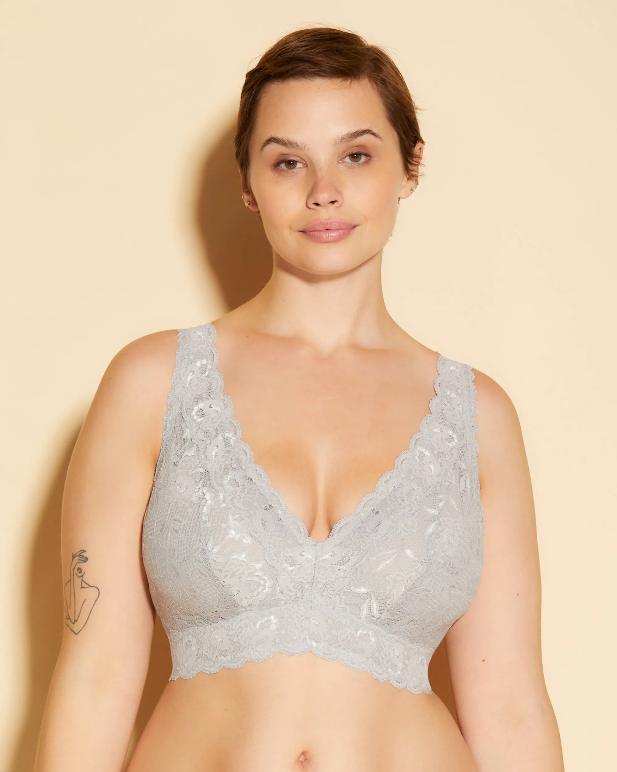 Cosabella Never Say Never Super Curvy Plungie Longline Bralette