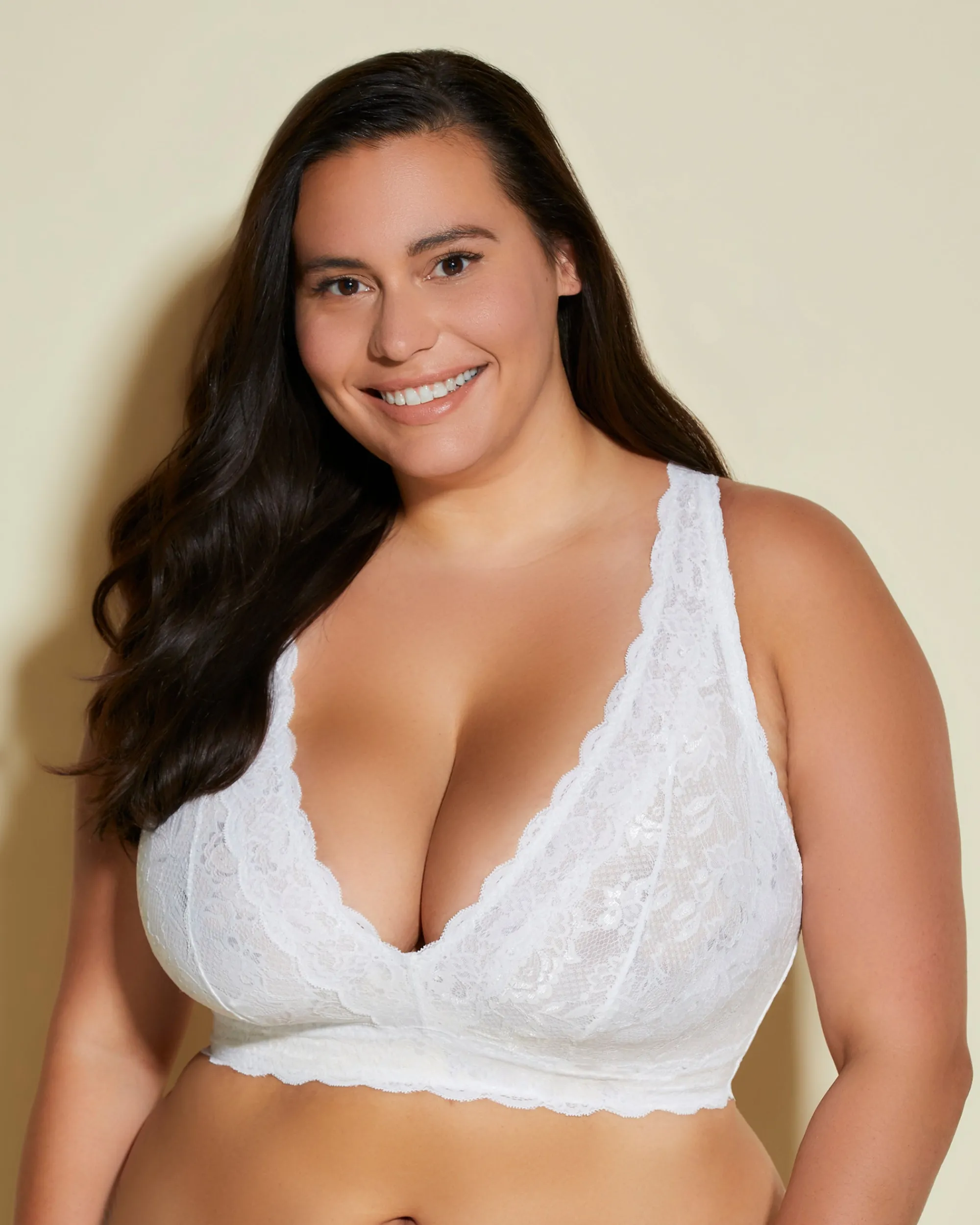 Cosabella Never Say Never Ultra Curvy Plungie Longline Bralette