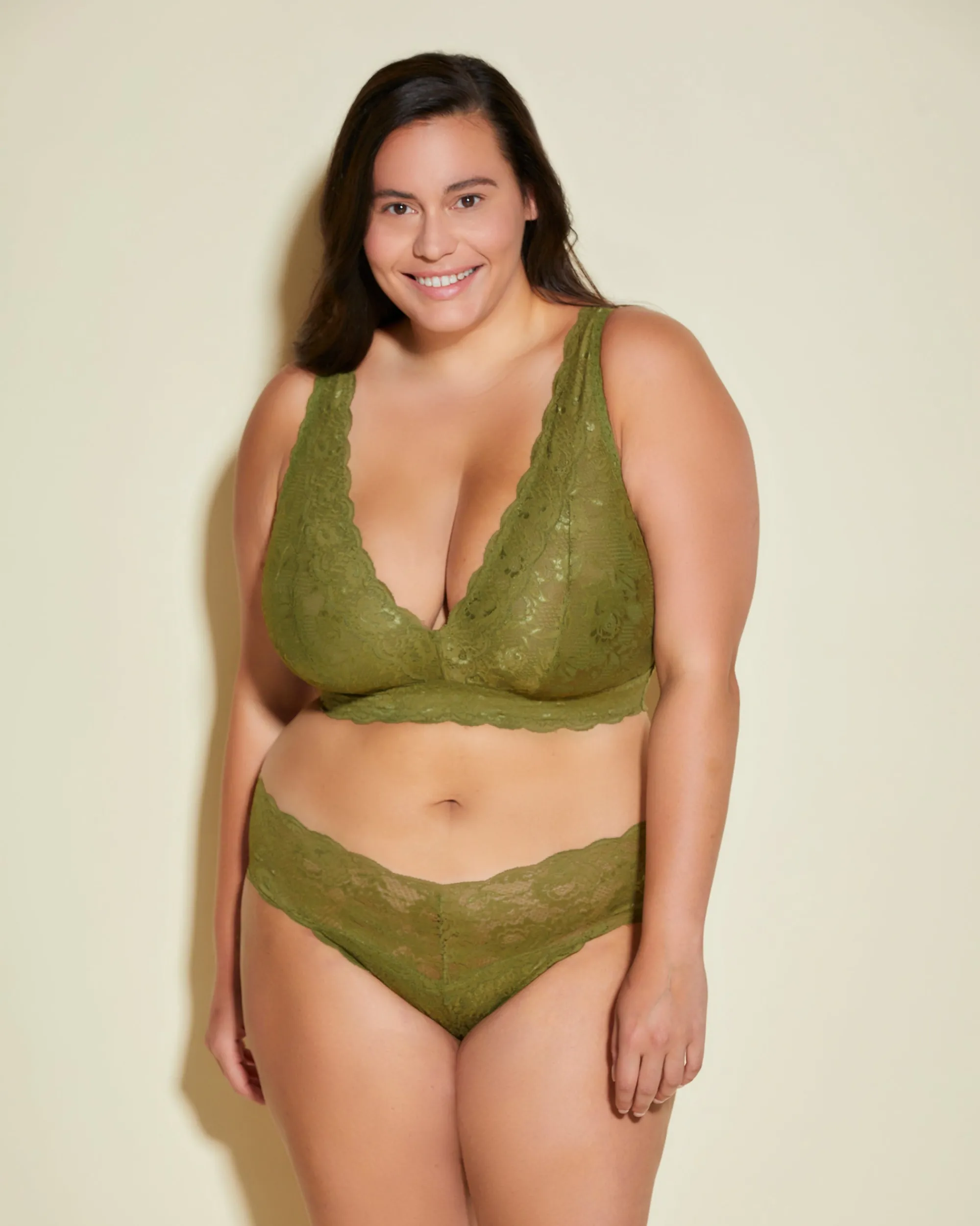 Cosabella Never Say Never Ultra Curvy Plungie Longline Bralette