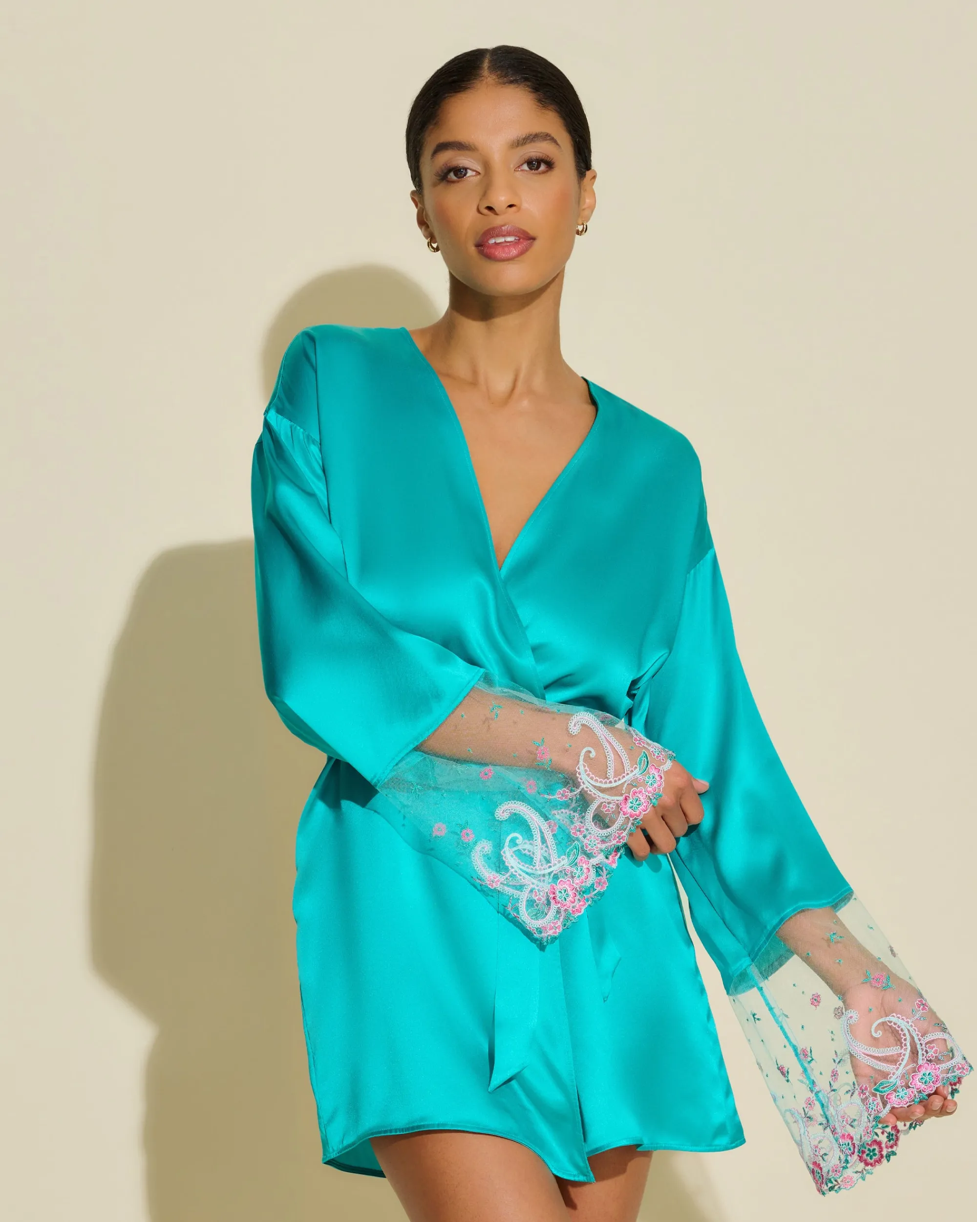 Cosabella Sanika Silk Robe